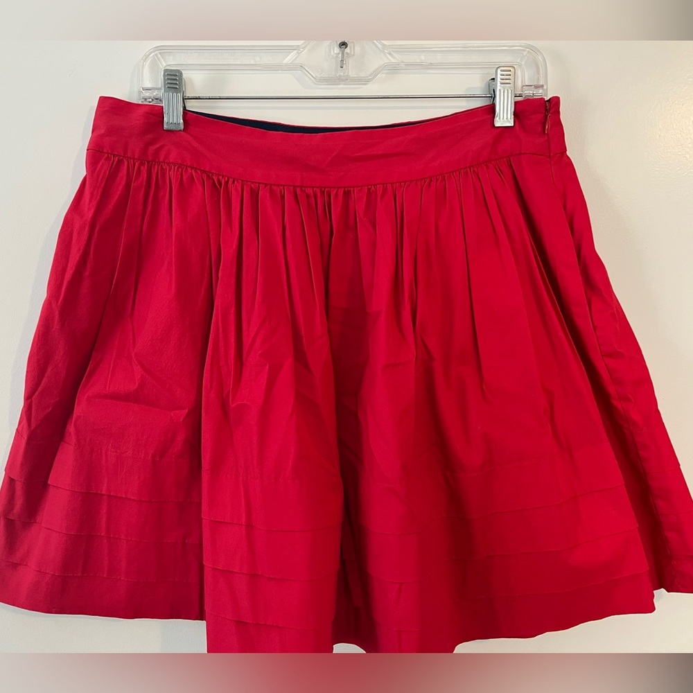 Banana Republic red mini skirt, size 10P